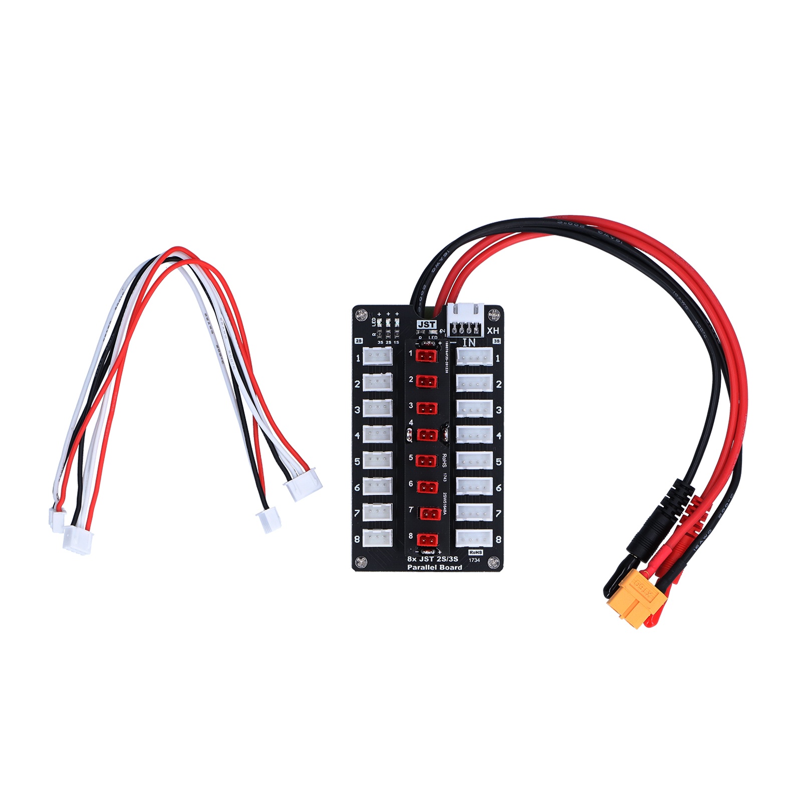 บอร์ดชาร์จ LiPo พร้อมปลั๊ก JST - Lipo Parallel Charging Board บทวิจารณ์และราคา