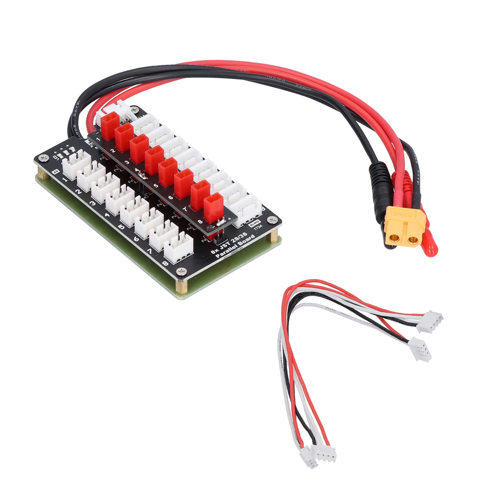บอร์ดชาร์จ LiPo พร้อมปลั๊ก JST - Lipo Parallel Charging Board บทวิจารณ์และราคา