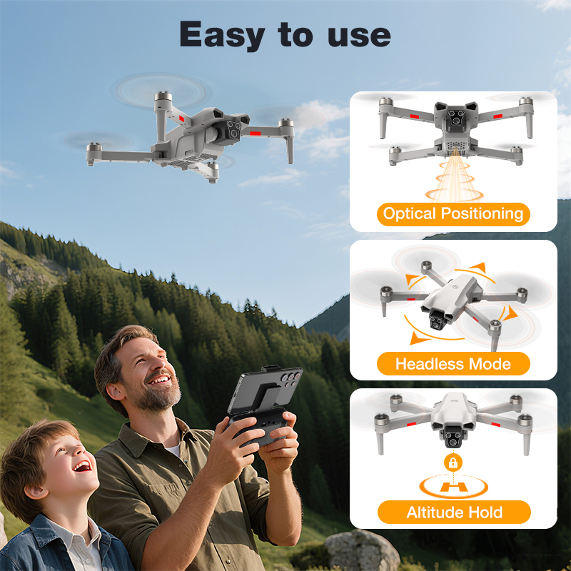 โดรนรุ่นใหม่ L017 Pro Brushles - Drone Rc Fpv Pro บทวิจารณ์และราคา