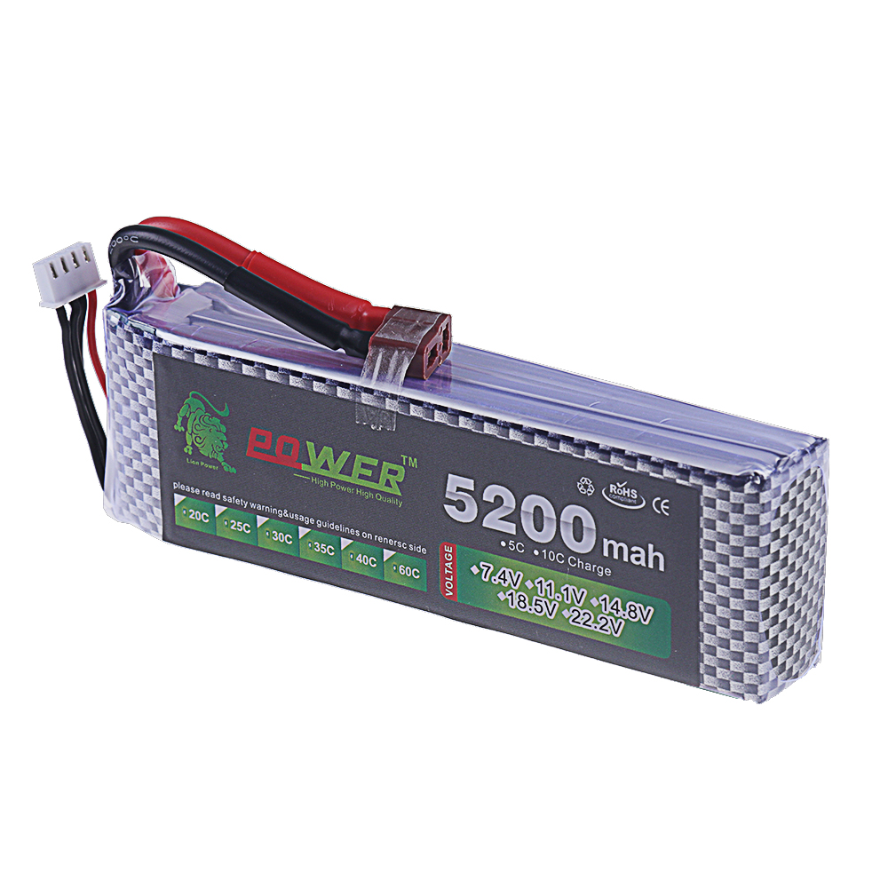 3S Lipo แบตเตอรี่ 11.1V 5200 m - Drone Rcs บทวิจารณ์และราคา