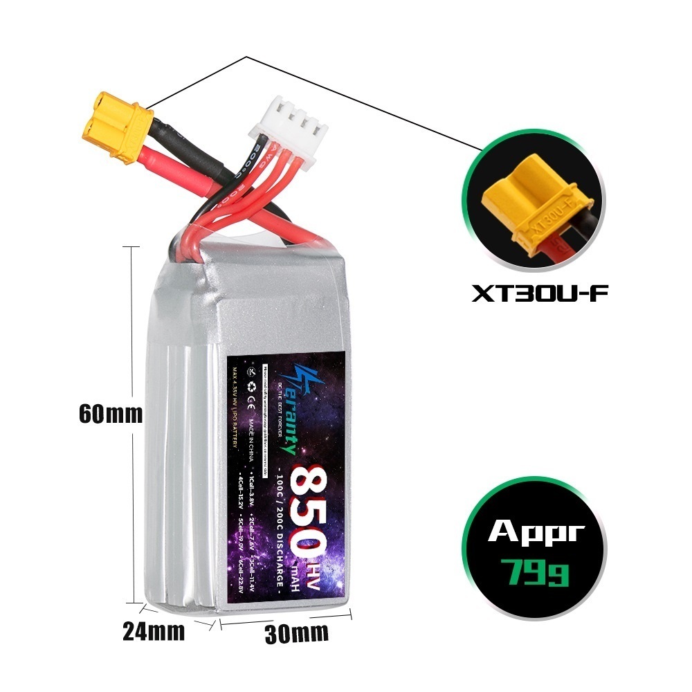 1/2/3PCS TERANTY 3S 11.4V แบตเ - Drone Rcs บทวิจารณ์และราคา